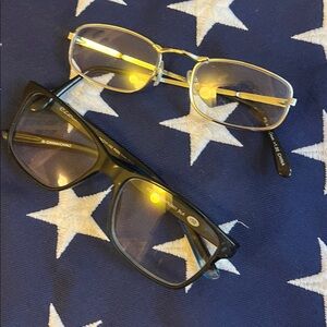 EZ2C eyeglasses with additional set of readers.